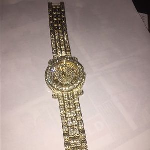 Gold plated watch