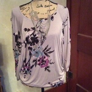 Light purple floral top
