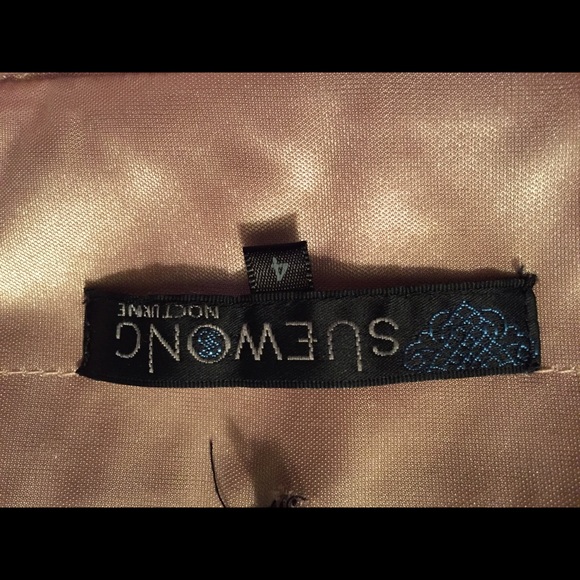 Sue Wong strapless cocktail dress sz 4 - Picture 2 of 3