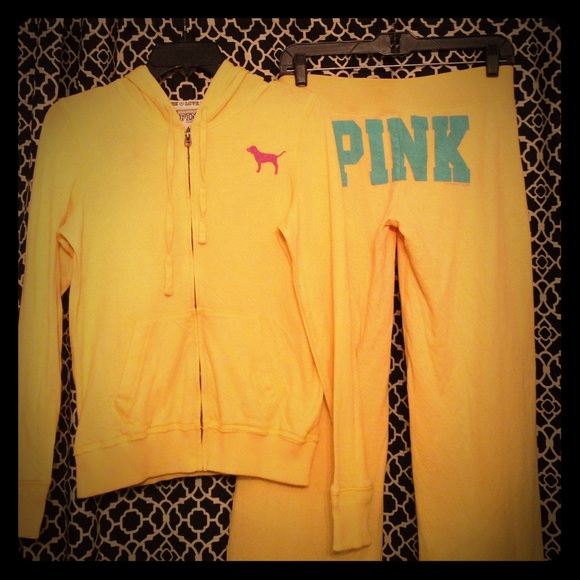 PINK Victoria's Secret Other - Yellow PINK "beautiful" matching Suit