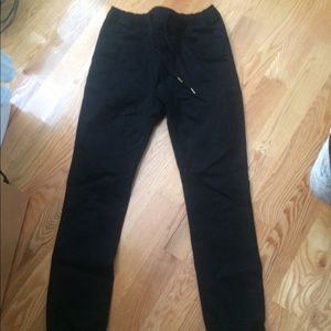 Zanerobe black joggers