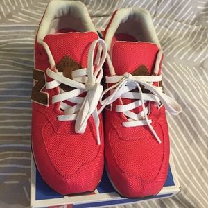 Pink and Brown New Balances