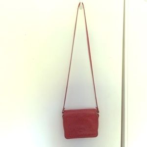 Vintage Red Mini Longchamp Purse