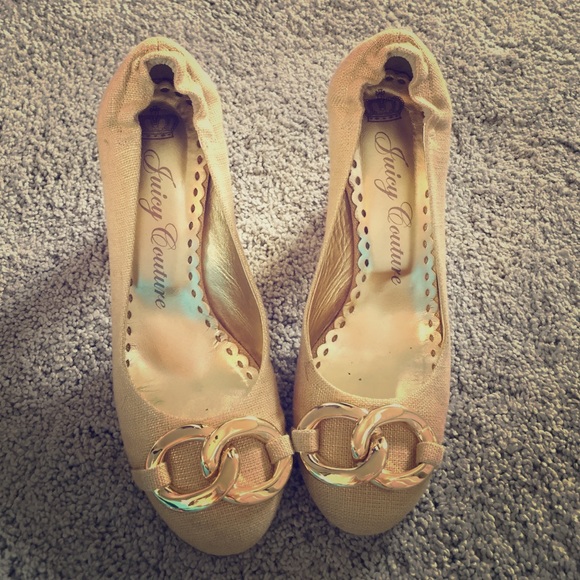 🔰Juicy Couture Gold Heels!