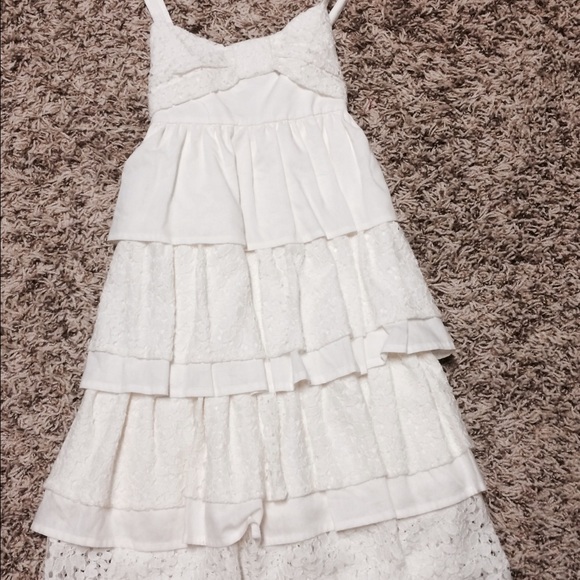 Girls white dress
