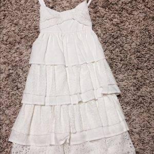 Girls white dress