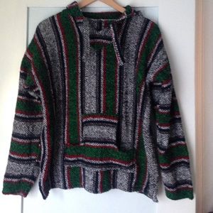 Classic vintage poncho jacket