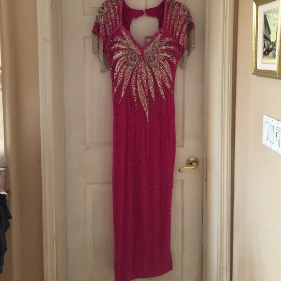 An evening dress