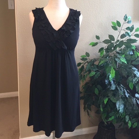 Black dress with lace on back