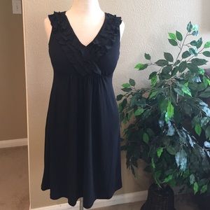 Black dress with lace on back