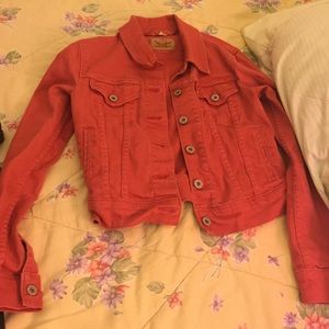 Levi rosey Orange jean jacket