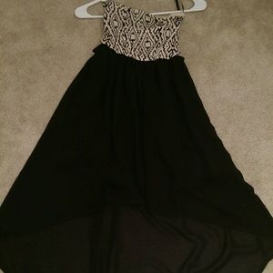 Strapless dress