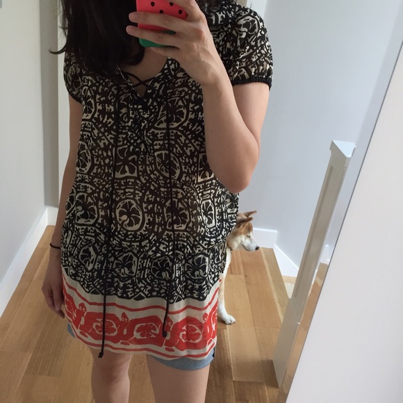 Anna Sui Tops - Anna Sui for target silk boho tunic