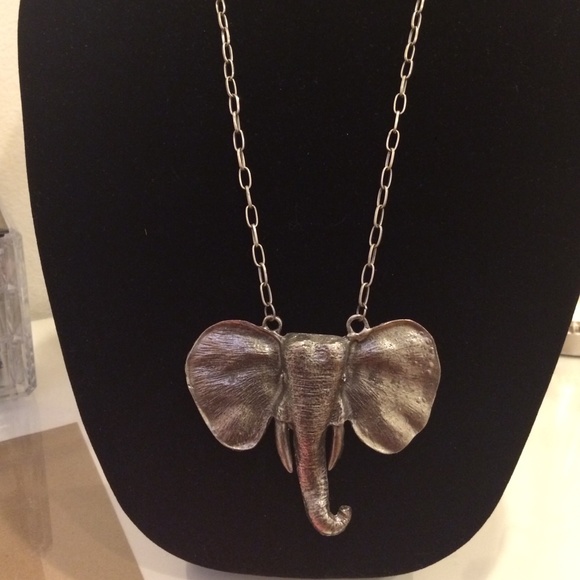 Francesca's Collections Jewelry - Elephant Emblem Necklace