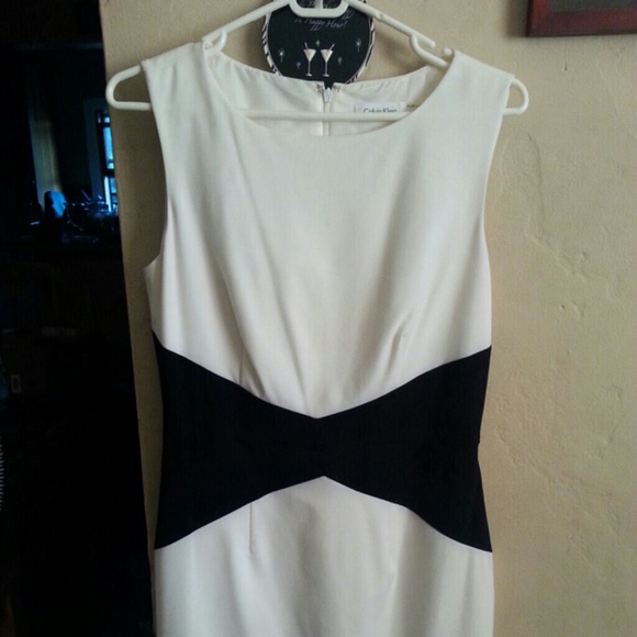 Black and white dress