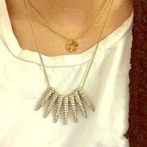 F21 spike necklace