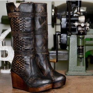 Bed Stu Token Black Saddle Boots Bed Stu Token Black Saddle Boots