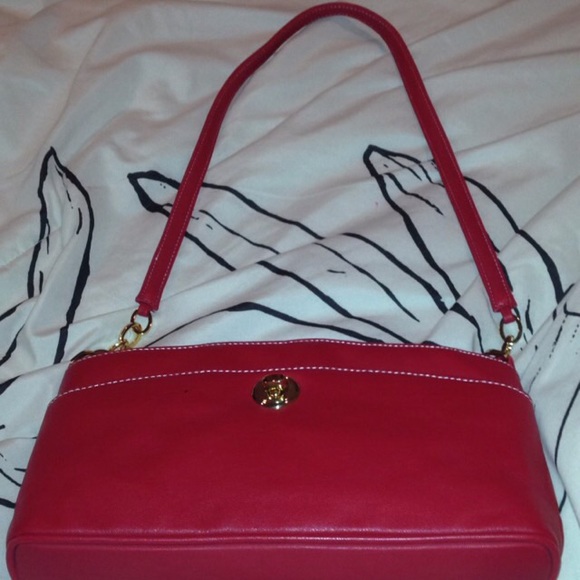 Marlo genuine leather red cross body!!!!