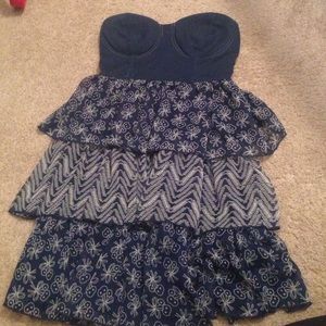 Macy's ruffle dress