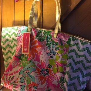 Lilly + Target Canvas Shopping Tote