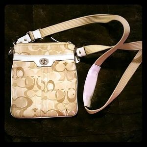 Coach cross body purse