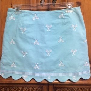 Lilly Pulitzer Blue Tennis Skort
