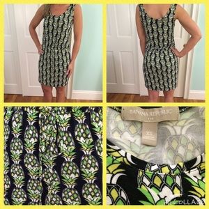 Cute pineapple tank dress