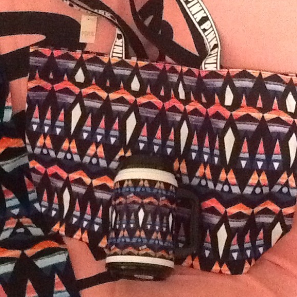 SOLD BNWOT VS PINK AZTEC BEACH BUNDLE. - Picture 2 of 3