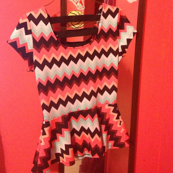 Stripped blouse with open back!