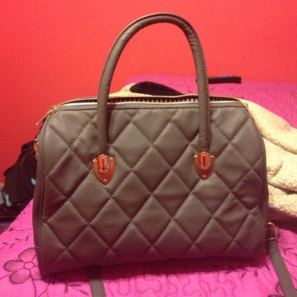 Grey purse