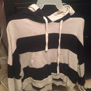 F21 striped sweatshirt