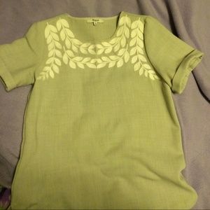 Madewell top in light grey 😊