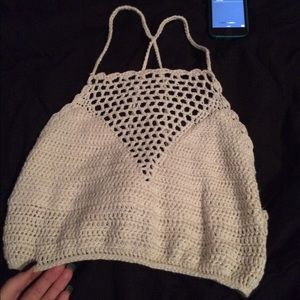 Crochet crop top brand-new!!!