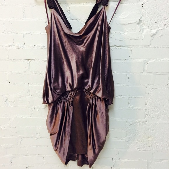 BCBG maxzaria runaway silk cocktail dress