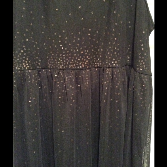 Lane Bryant 28 black sparkly party dress 3x - Picture 2 of 4
