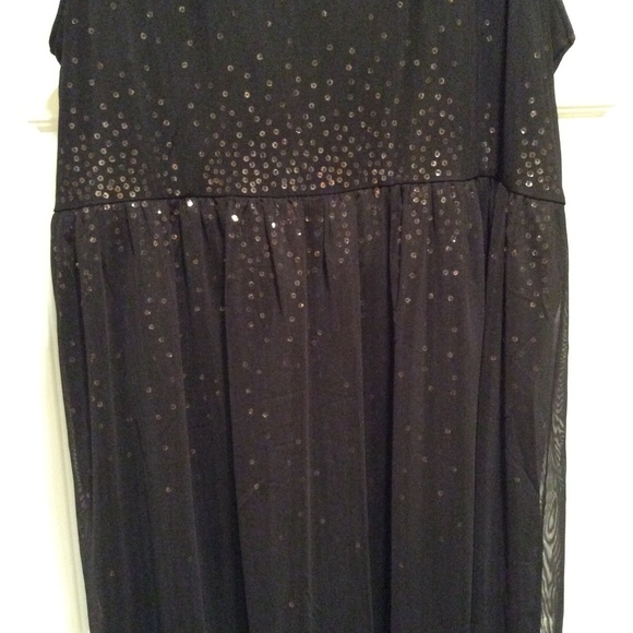 Lane Bryant 28 black sparkly party dress 3x - Picture 3 of 4