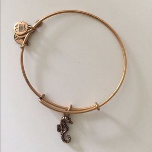 Alex and Ani Seahorse Charm Bangle