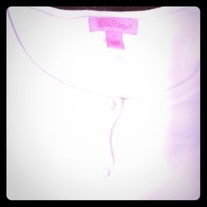 Lilly Pulitzer Cropped Buttoned White Cardigan