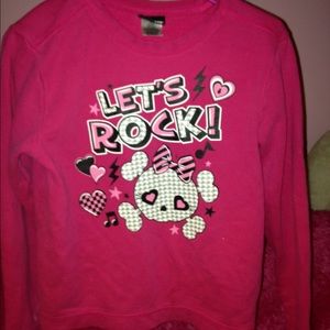 Hot Pink Skull Sweet Shirt