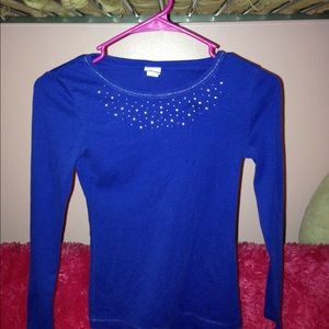 Blue Sparkly Shirt