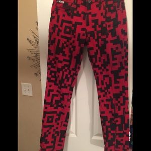 Red & Black Trukfit pants