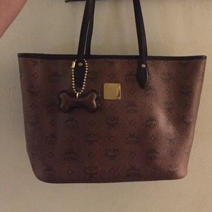 Small brown MCM bag