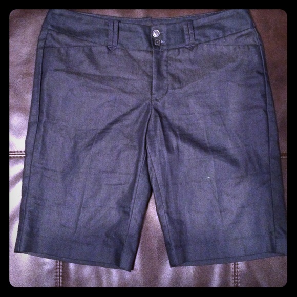 NWOT -  Mossimo Denim Like Stretch Bermuda Shorts