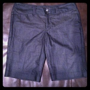 NWOT -  Mossimo Denim Like Stretch Bermuda Shorts