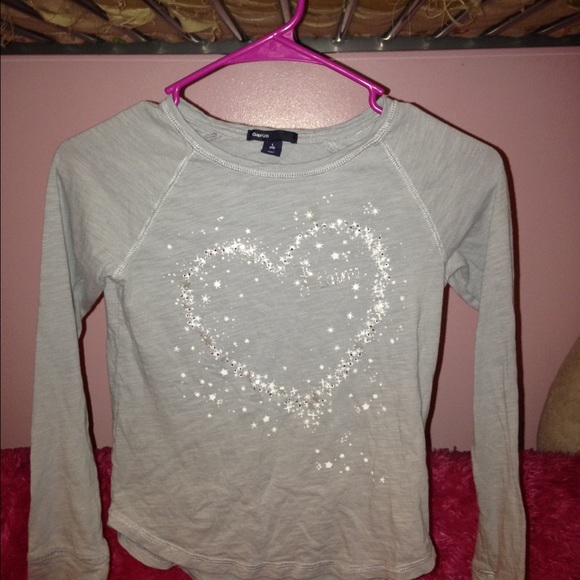 Cute Gray Heart Shirt