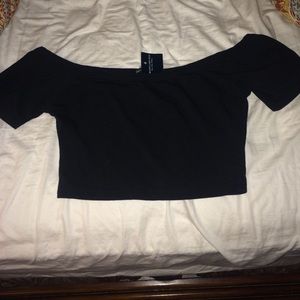 Brandy Melville Off Shoulder Crop Top