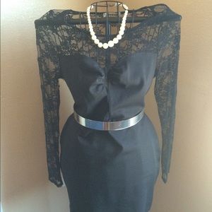 Little Black lace dress