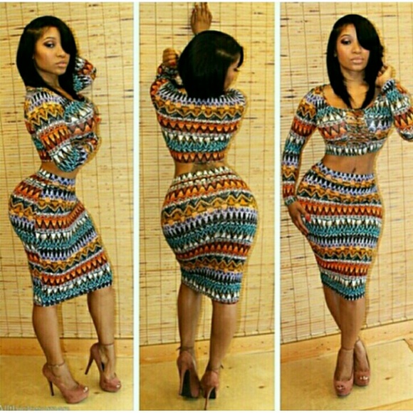 Tribal Print 2pc