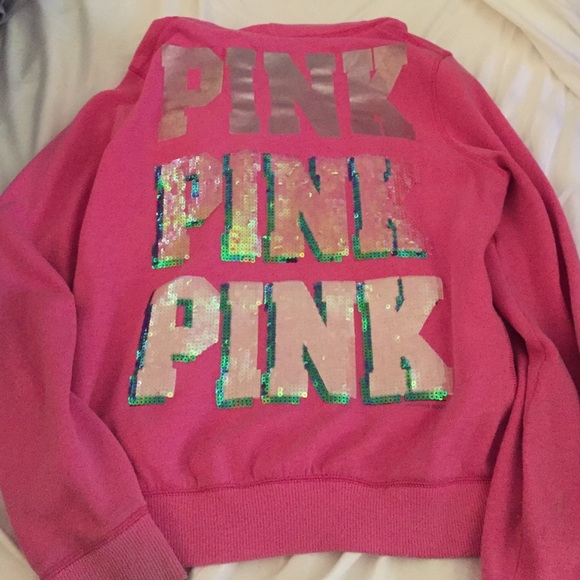 PINK Victoria's Secret Outerwear - Victoria's Secret Pink Sweatshirt