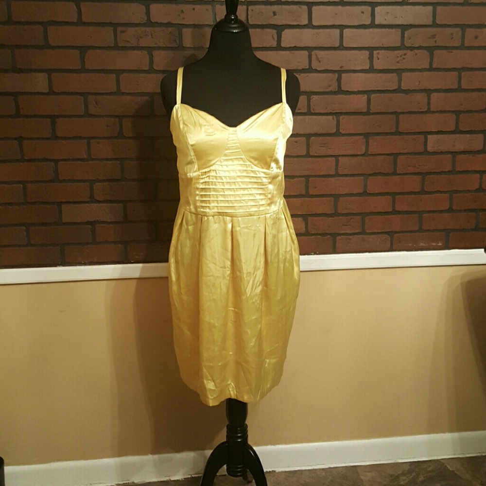 Dots Gold Party Prom Dance Special Event Dress